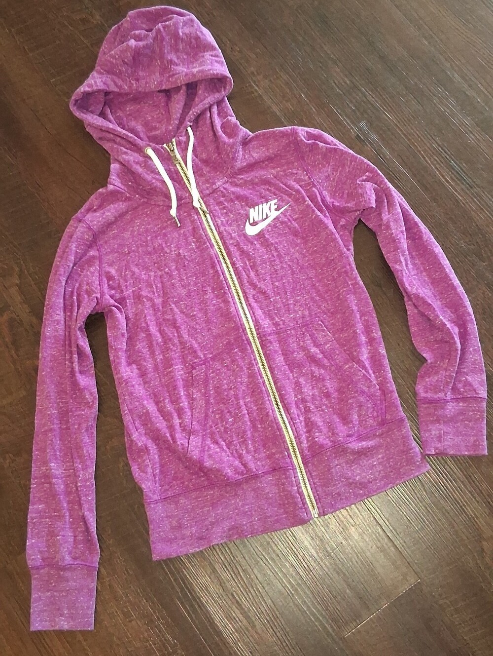 Nike Women’s Heathered Purple Full-Zip Hoodie Jacket